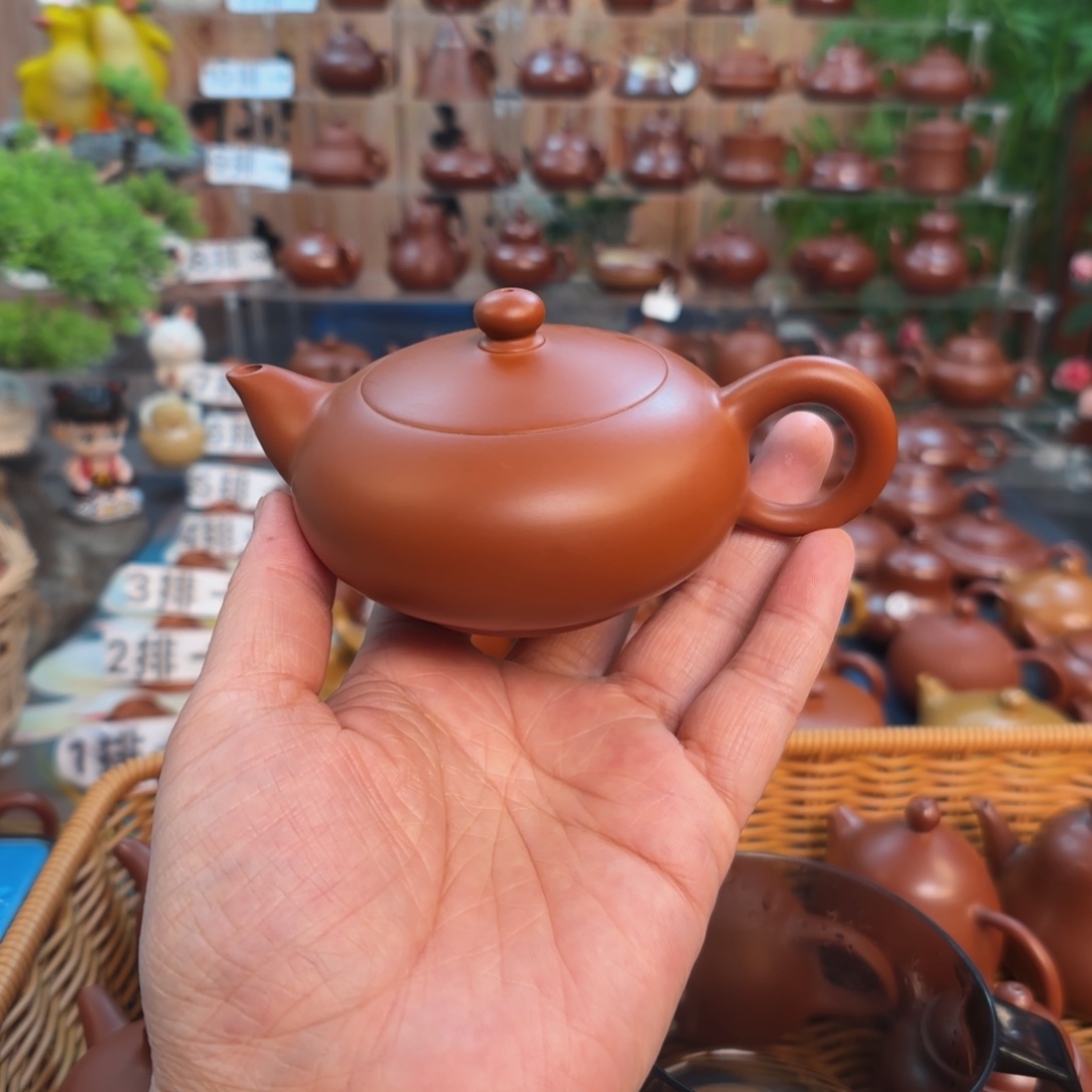 朱泥茶壶可**?朱泥茶壶130