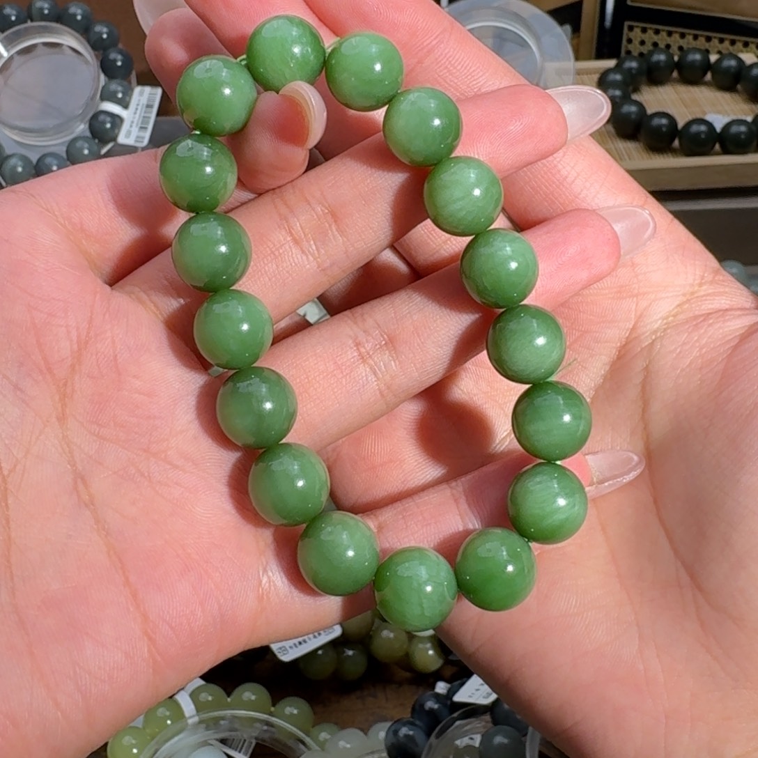 和田玉未镶嵌手链