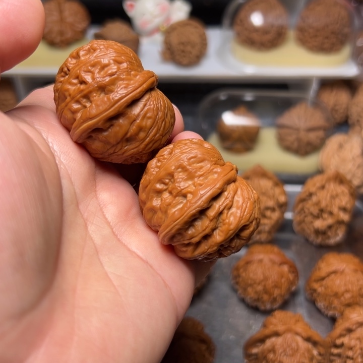 文玩核桃把件39+全品元宝