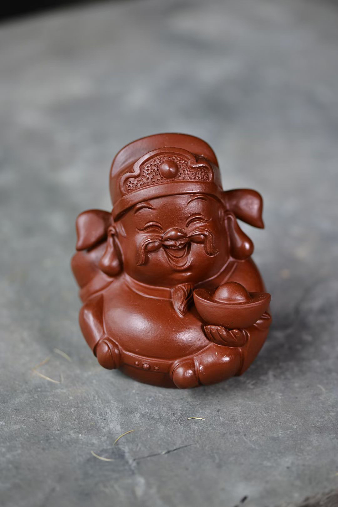 宜兴紫砂茶宠财神摆件可琳可送礼