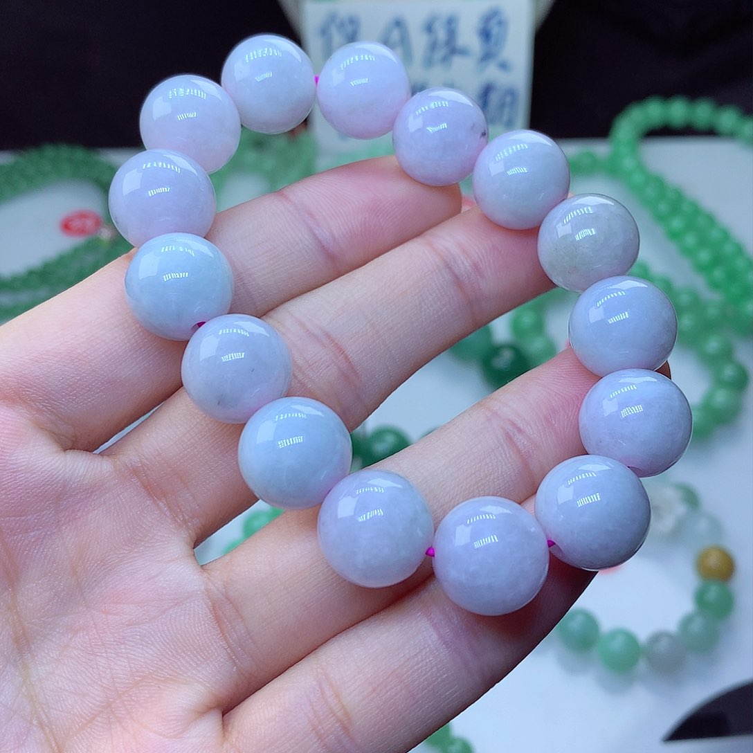 翡翠毛衣链未镶嵌