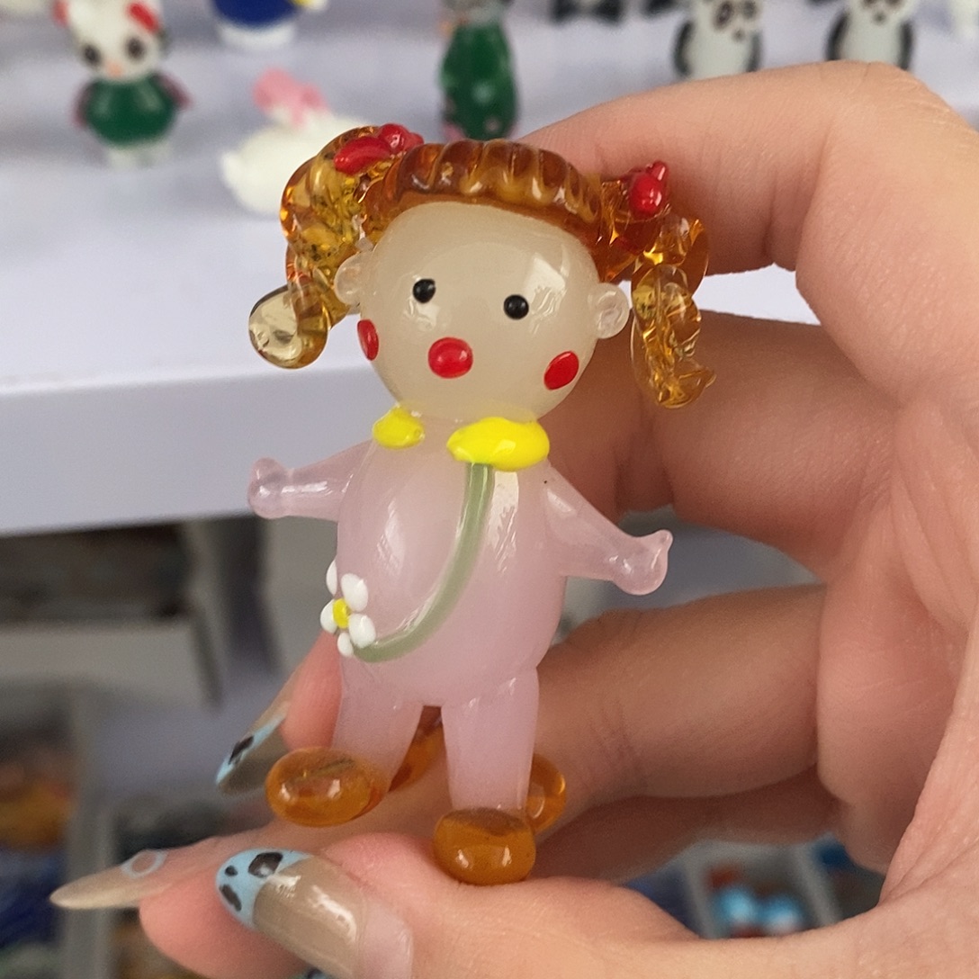 手工艺品琉璃女孩