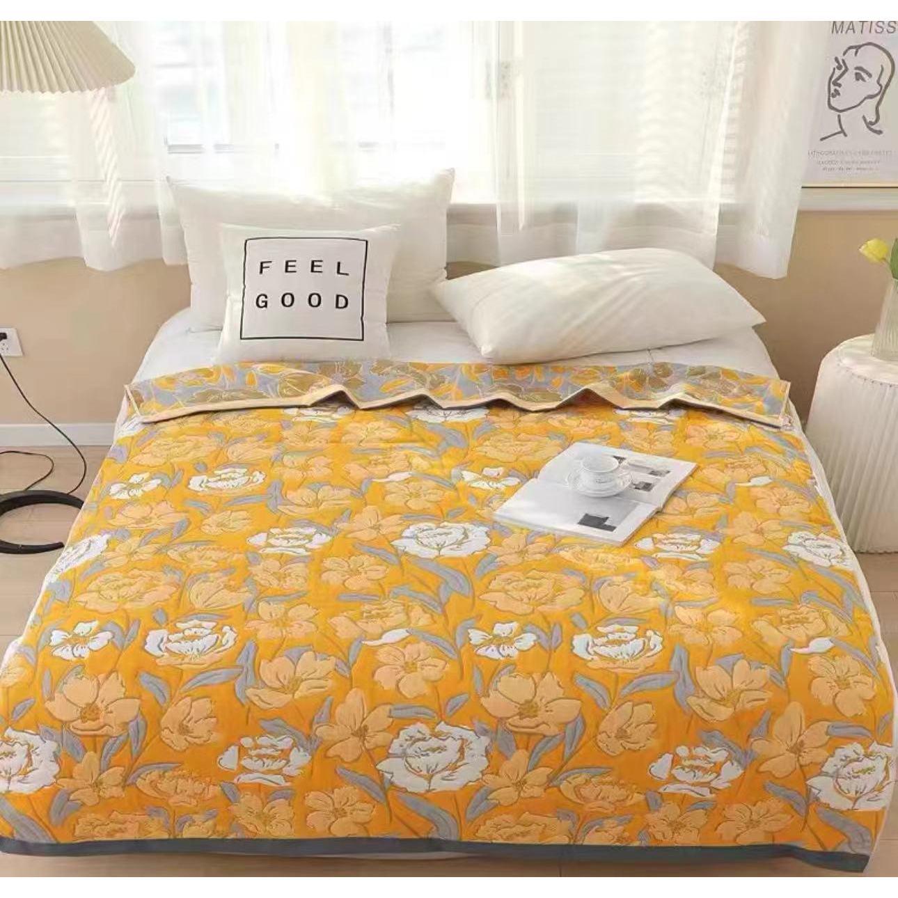 【琦总严选】花仙子150*200A类全棉 多功 八层毯子-柔软毛毯-盖毯