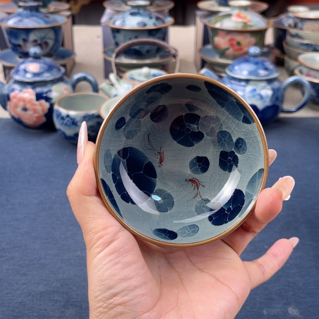 杯景德镇手绘手工茶具
