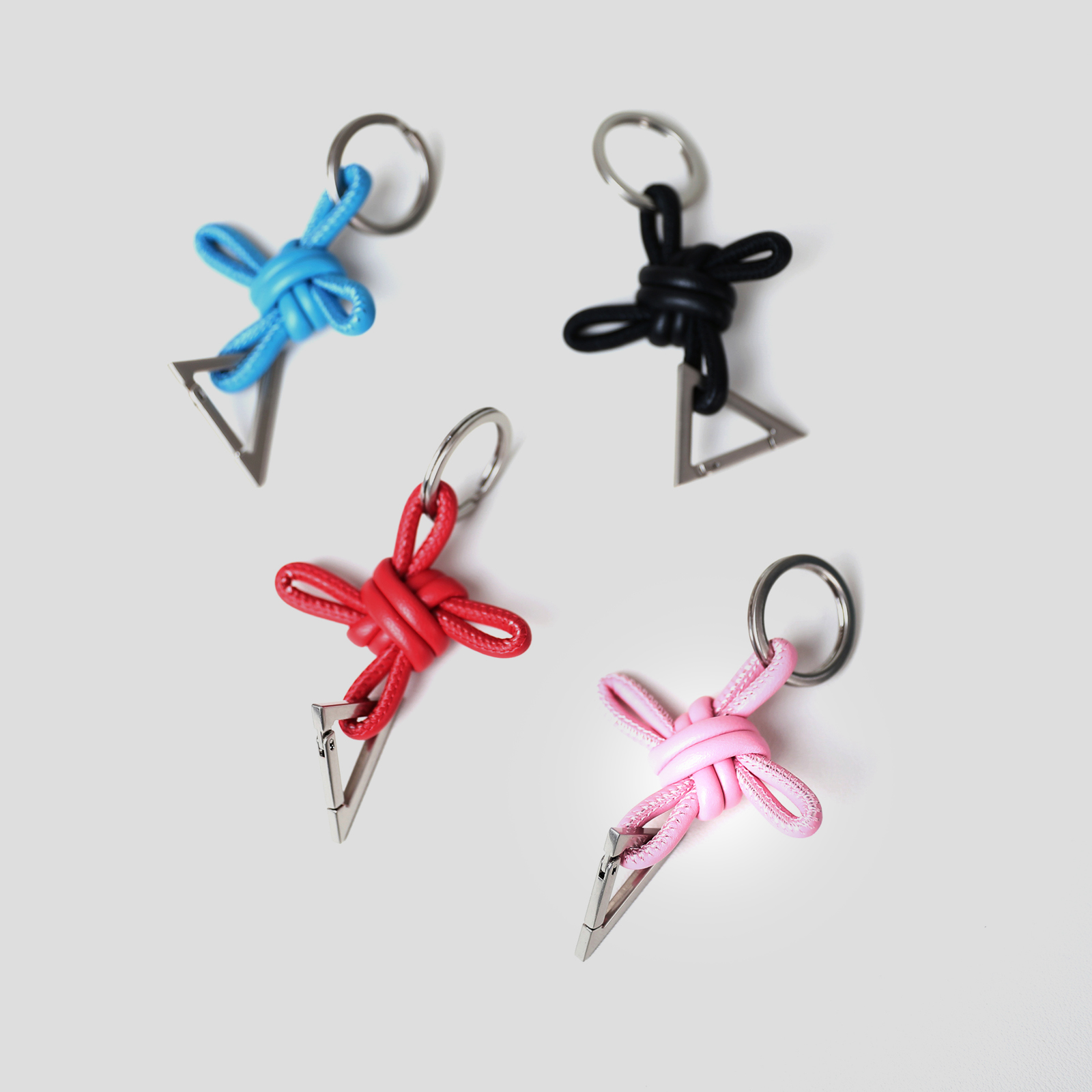 时代品牌【葆-双扭结羊皮钥匙圈】挂件M50150