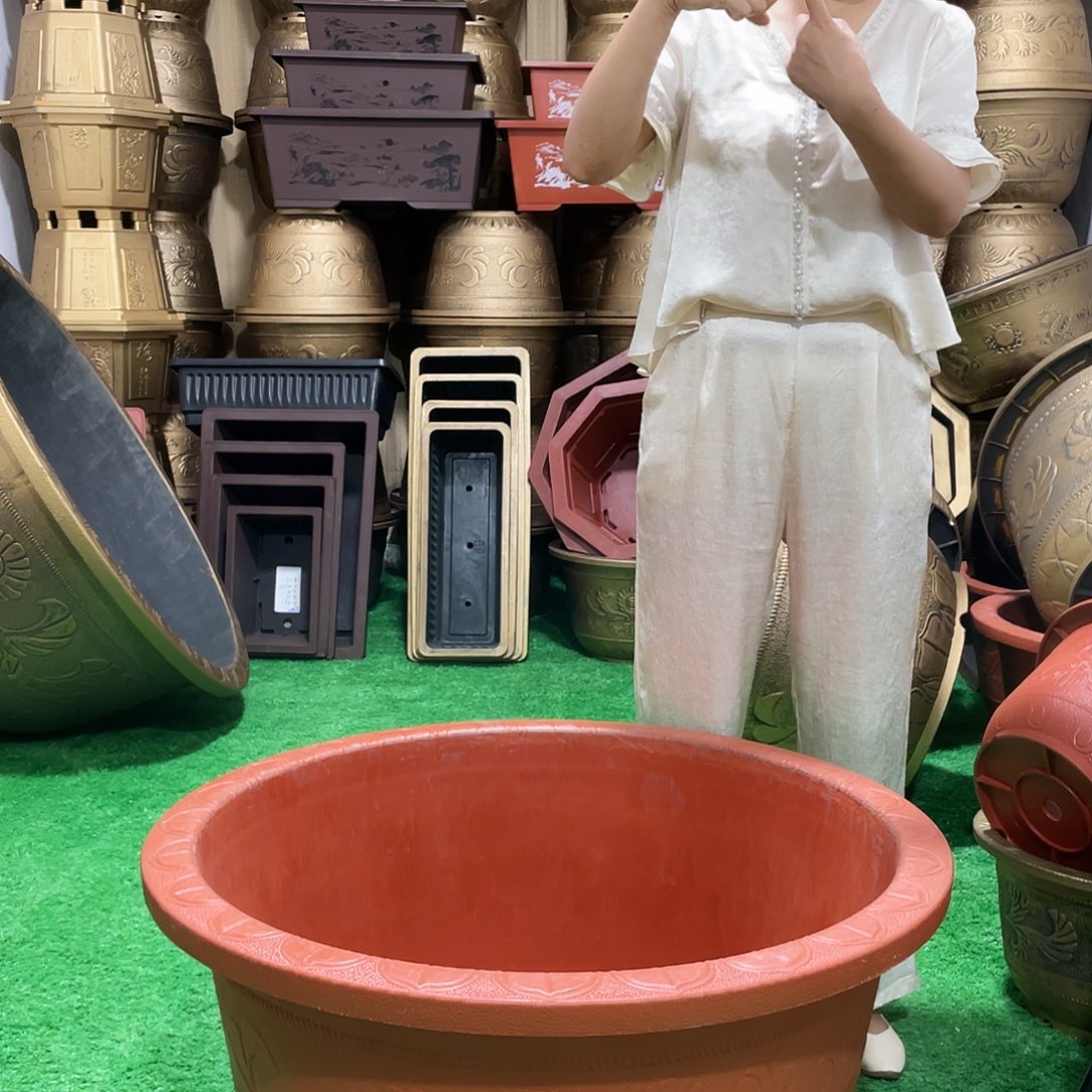 园盆古铜一米一个