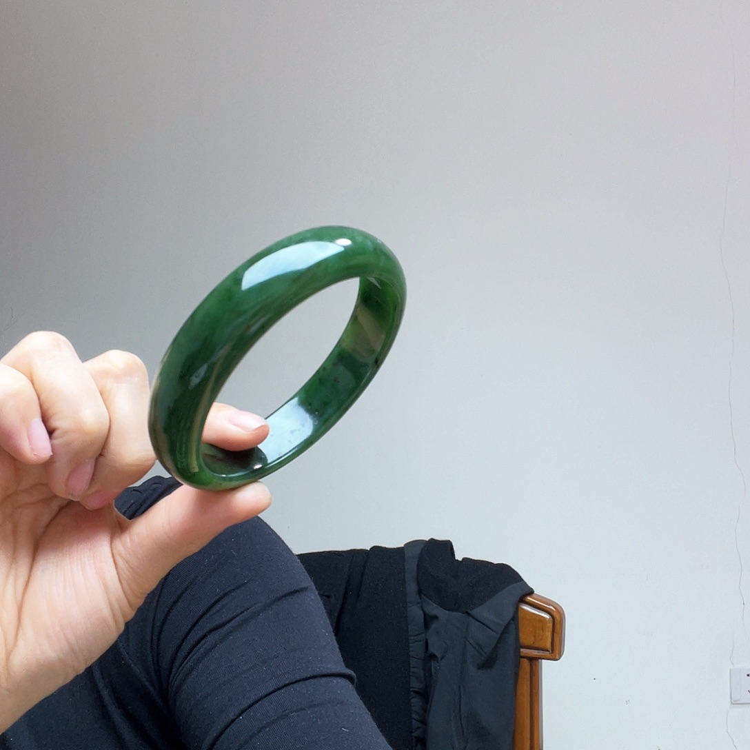 和田玉手镯未镶嵌平**安