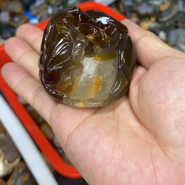 玛瑙/玉髓未镶嵌吊坠(不含链)