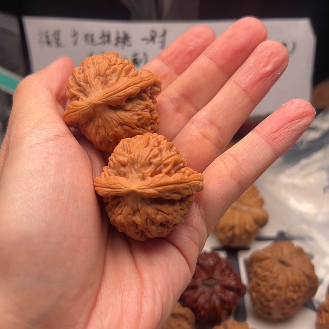 文玩核桃把件莲花39文玩核桃