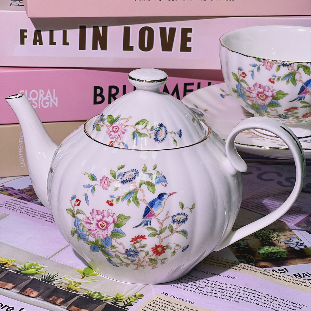 喜上眉梢单独茶壶陶瓷茶具泡茶壶