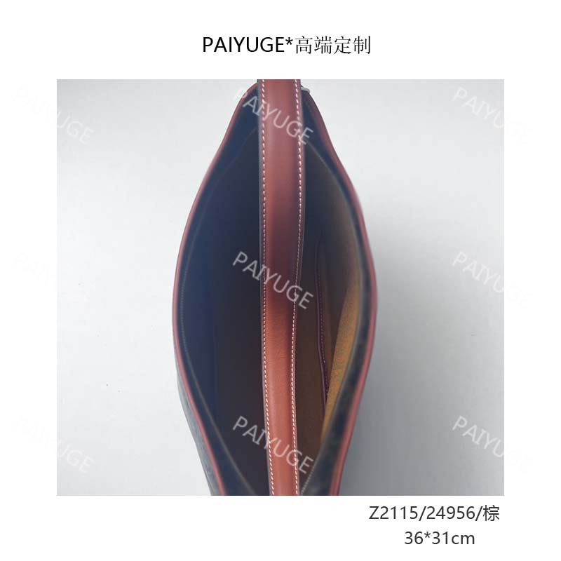 Z2115/24956/棕 paiyuge高端订制百搭女士手提单肩斜挎包 1792