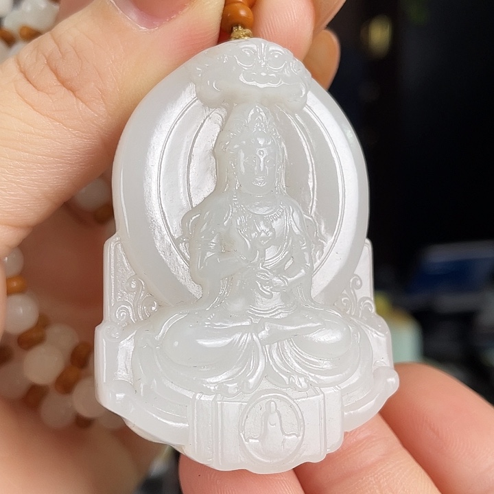 和田玉未镶嵌颈饰定制发货