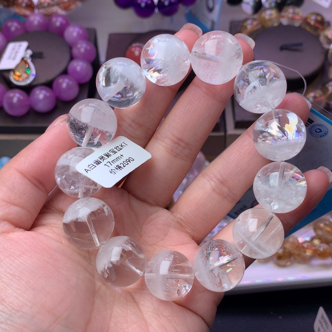 水晶手链未镶嵌我**贝手链