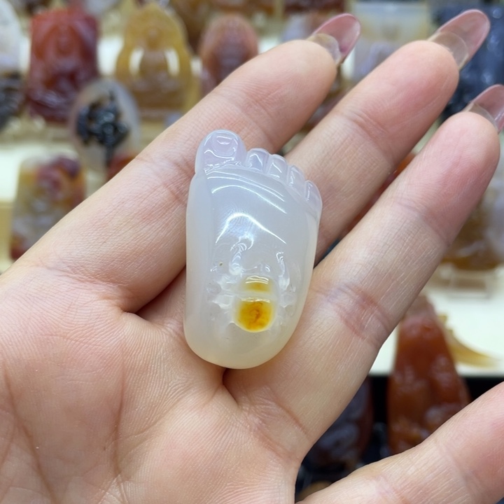 玛瑙/玉髓吊坠(赠链)未镶嵌吊坠