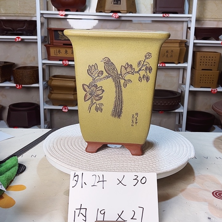 紫砂花盆紫砂花盆
