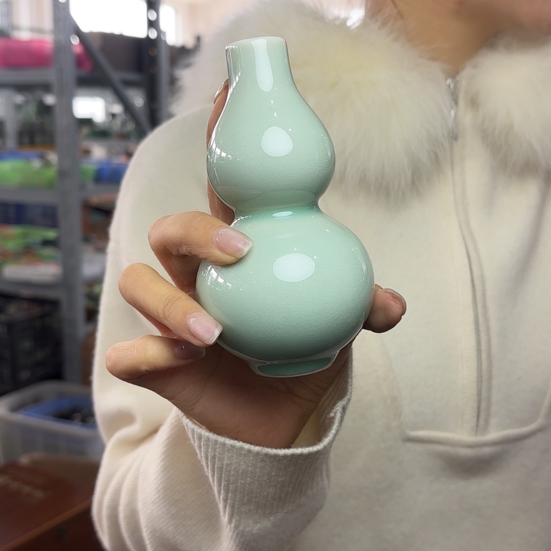 龙泉云间青瓷小米茶器