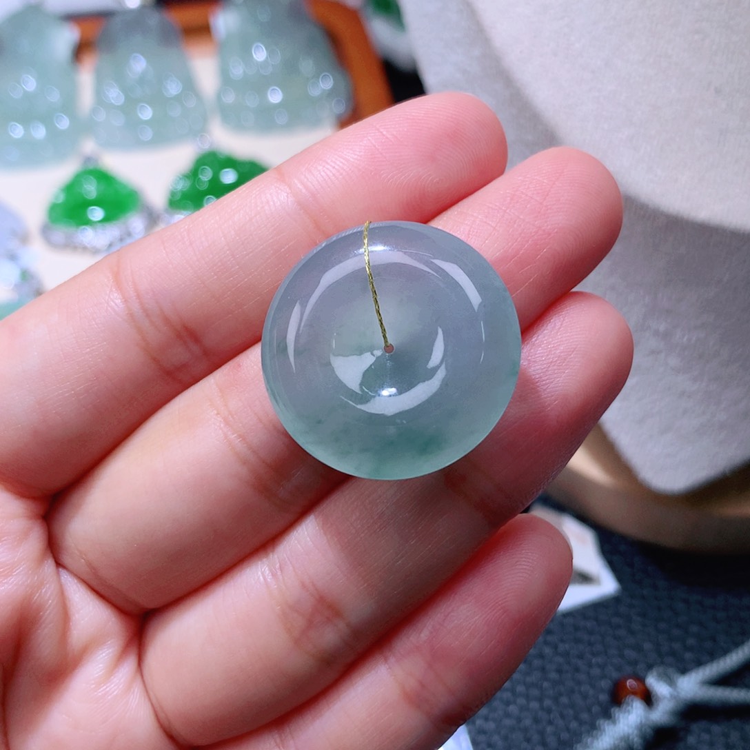 颈饰未镶嵌翡翠扣子25.7*6.9