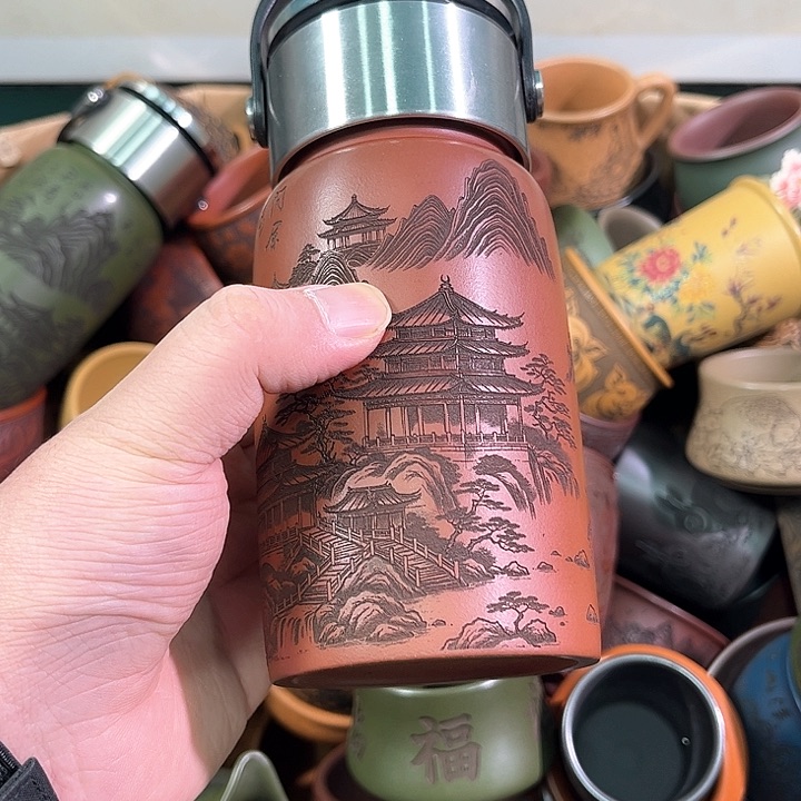 茶杯紫砂全手工紫砂主人杯