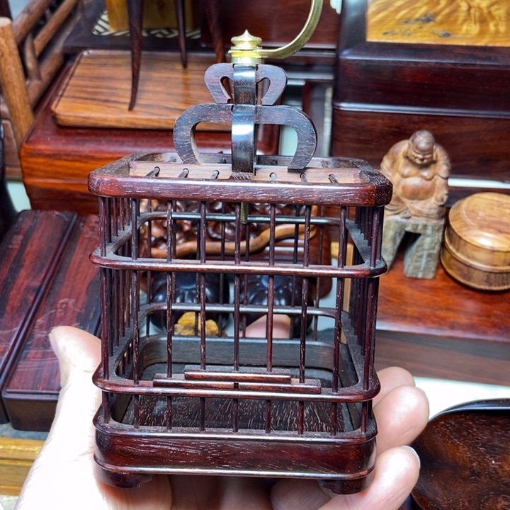 檀香紫檀（小叶紫檀）蝈蝈笼子