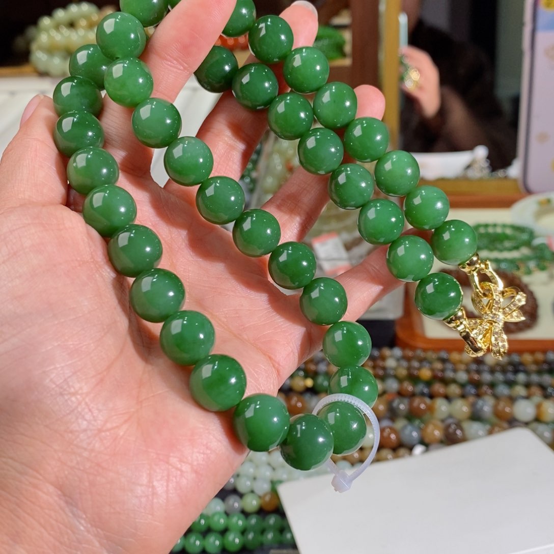 和田玉手串多样性拍一发一未镶嵌x****3