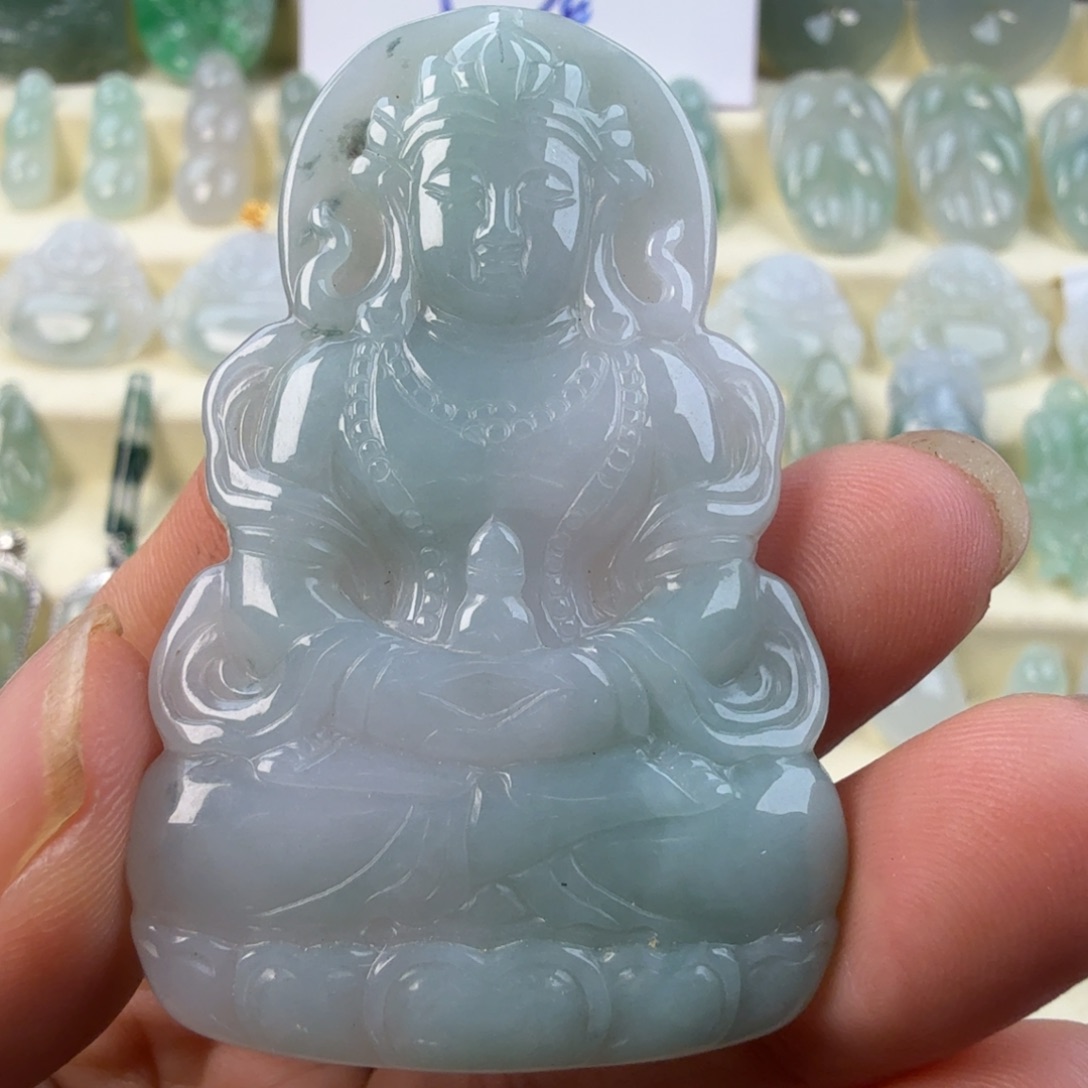 翡翠未镶嵌项链翡翠