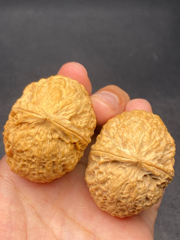 云南铁核桃 文玩核桃 大寿桃43尺发货图片同款精品一对