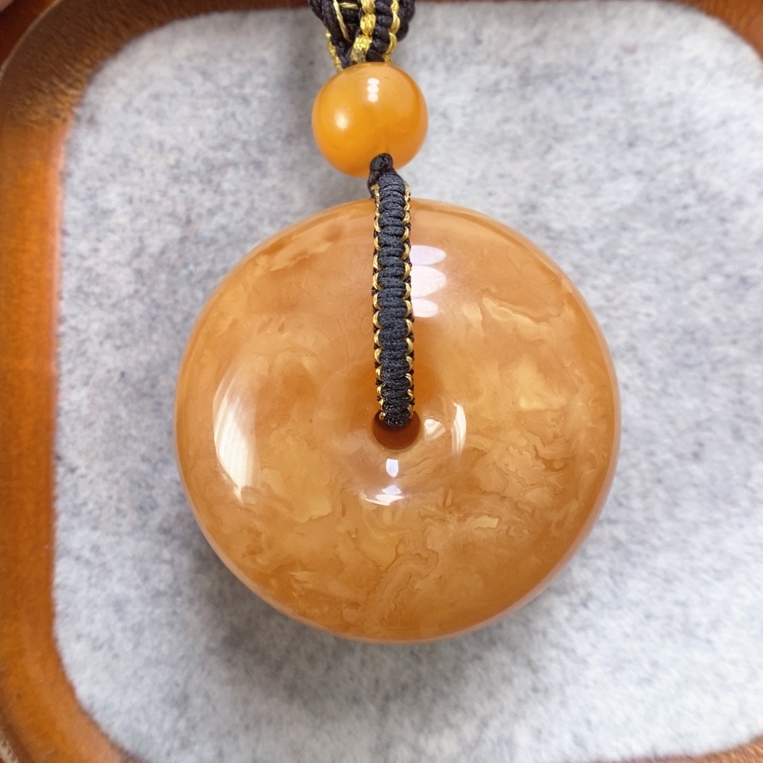 蜜蜡项链未镶嵌蜜蜡吊坠