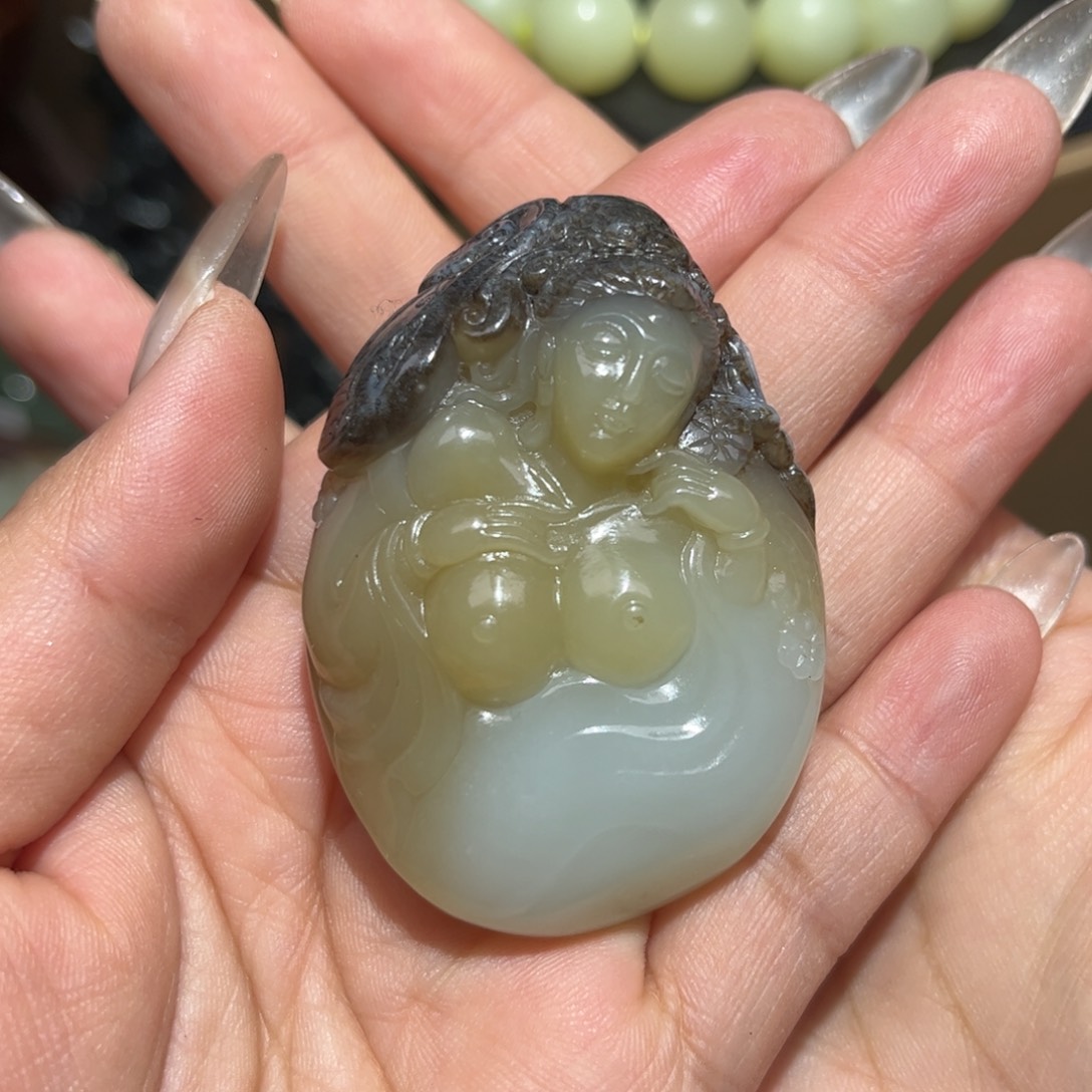 和田玉挂件未镶嵌