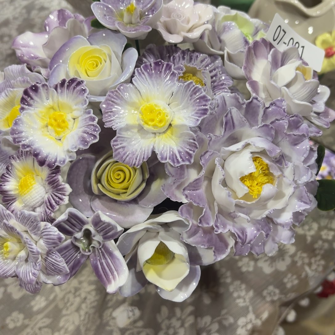 陶瓷花，拍满20发货，退款拉黑，781