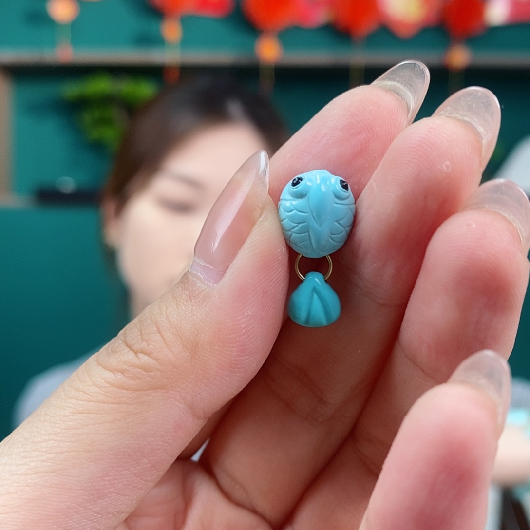 绿松石珠宝奇石未镶嵌