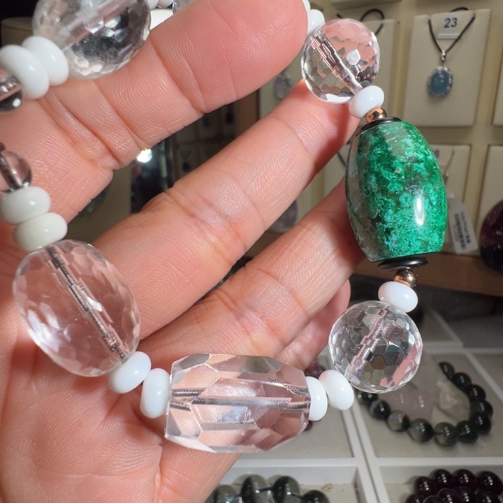 未镶嵌手链水晶天然白水晶