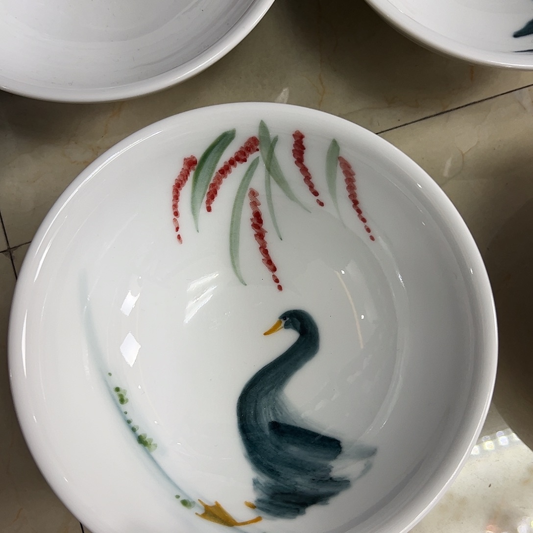 瓷片景德镇陶瓷手工手绘制作