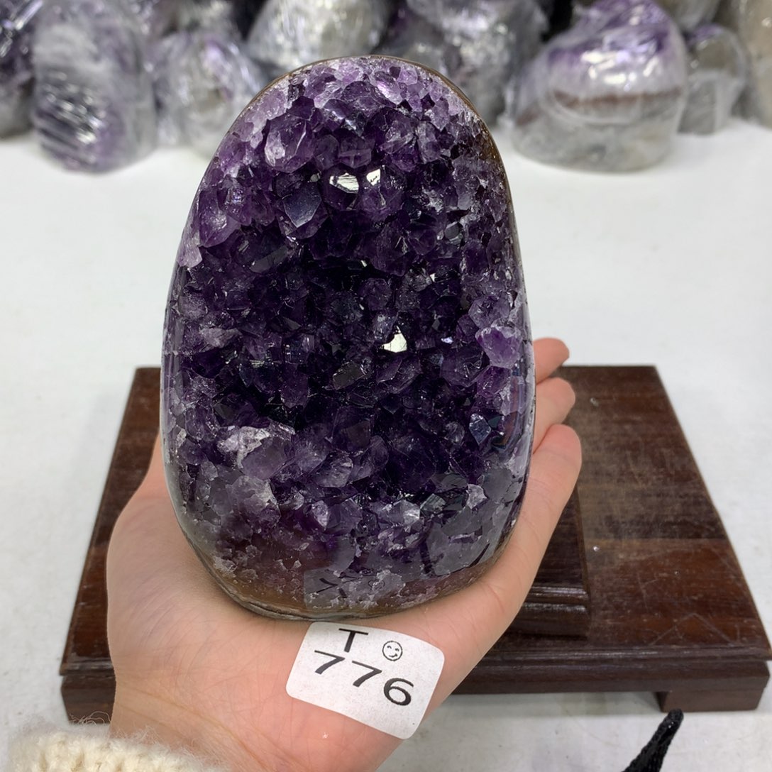 紫晶摆件未镶嵌水晶