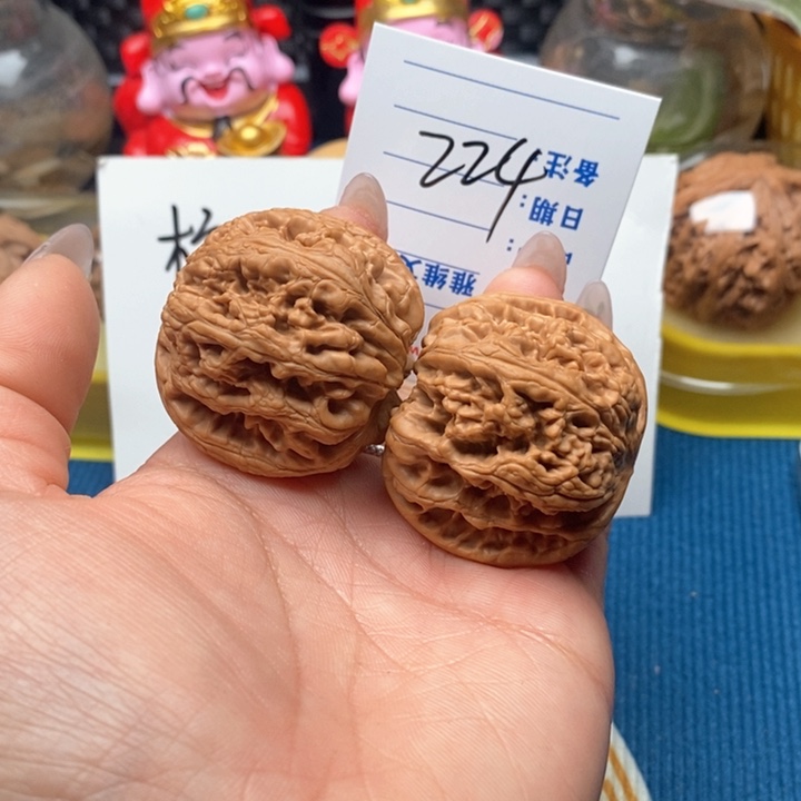 文玩核桃把件224号43平谷粗筋