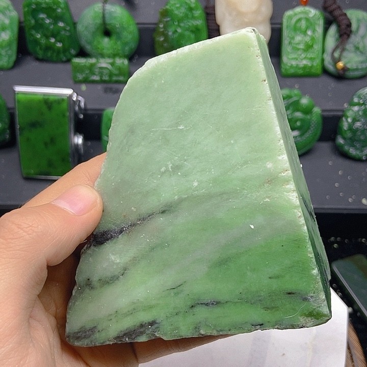 新***哥和田玉未镶嵌珠宝半成品