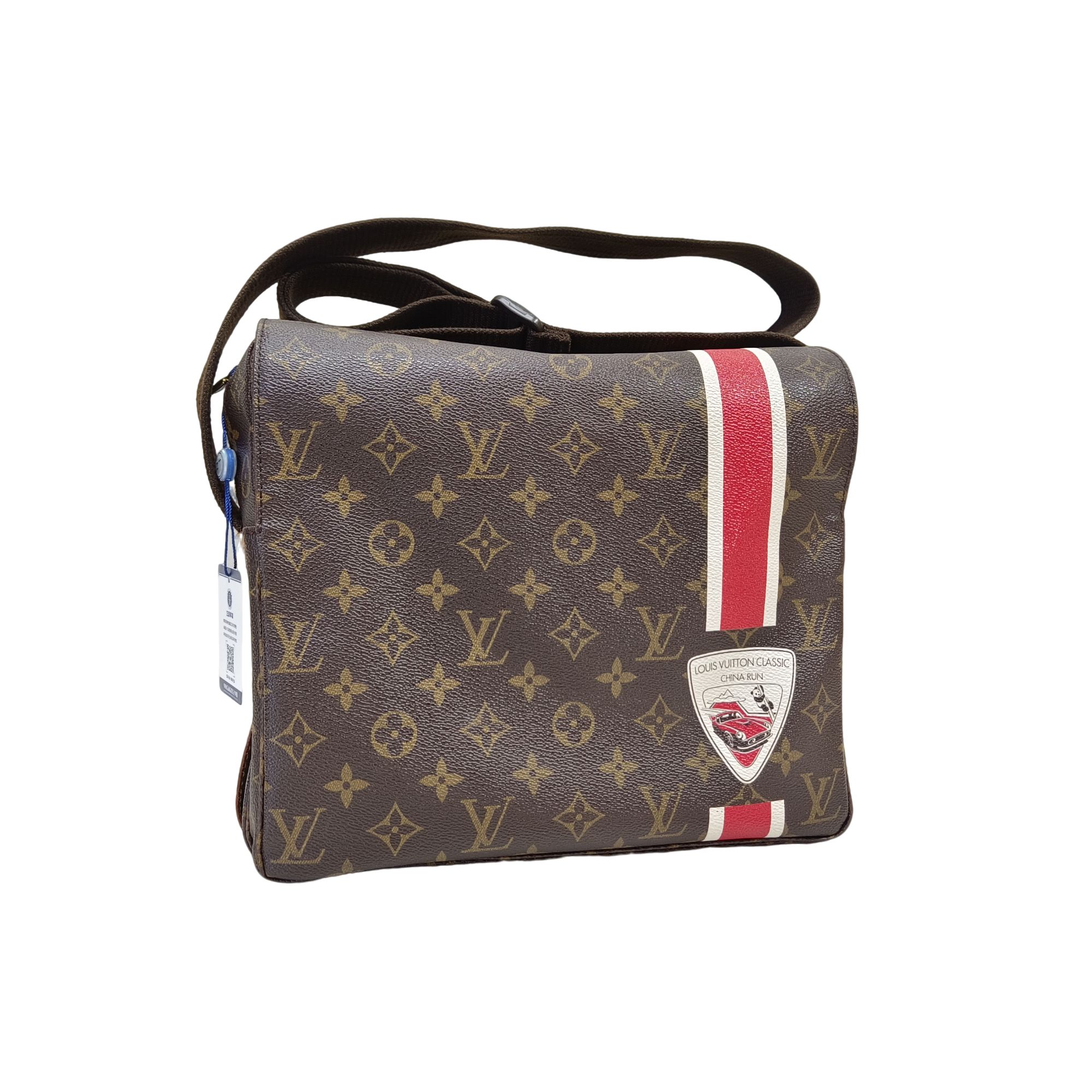 95新 LouisVuitton/路易威登 二奢男包熊猫老爷车限量斜挎包/1038