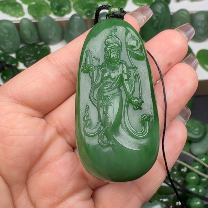 和田玉（碧玉）未镶嵌颈饰