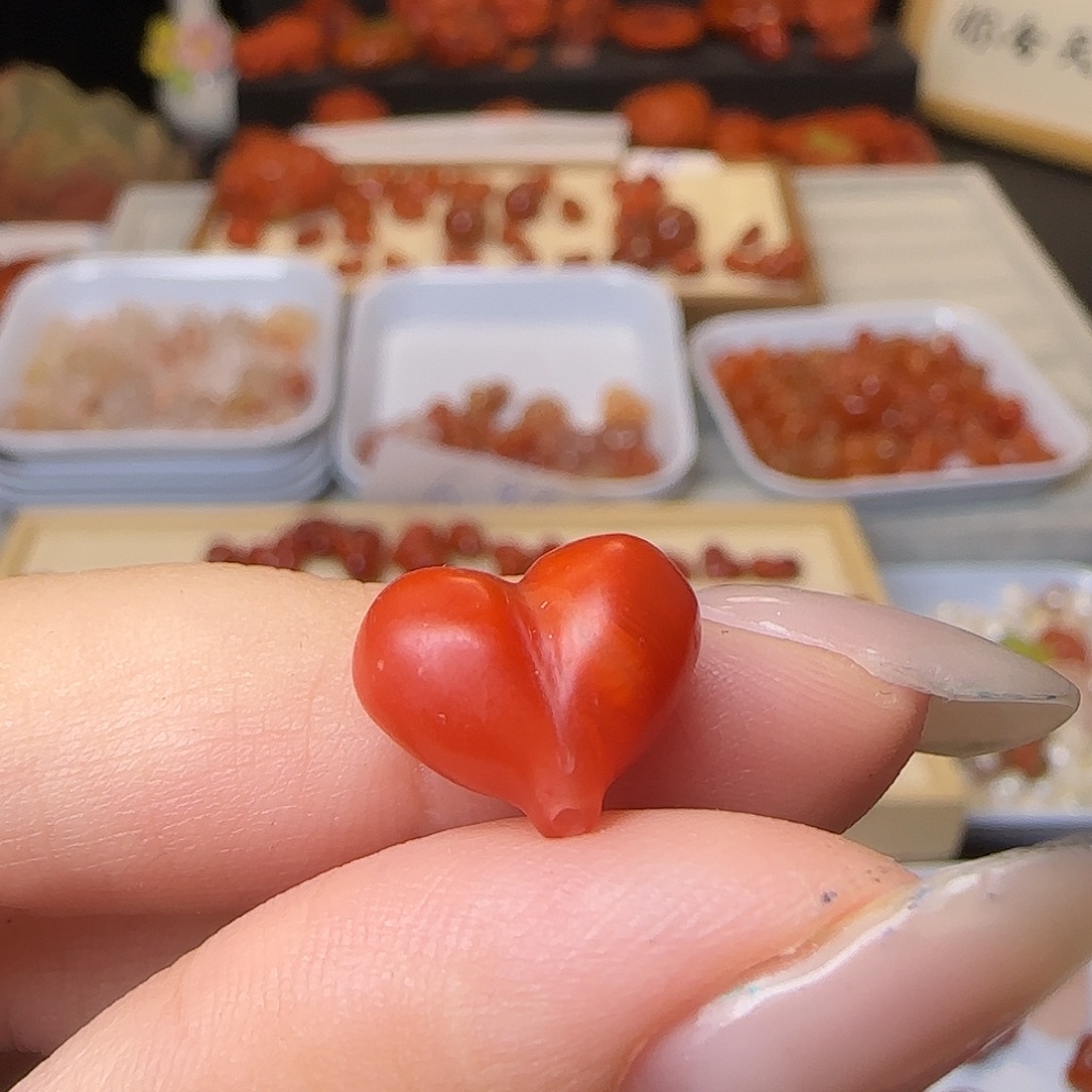 魚***猫南红玛瑙未镶嵌吊坠(不含链)