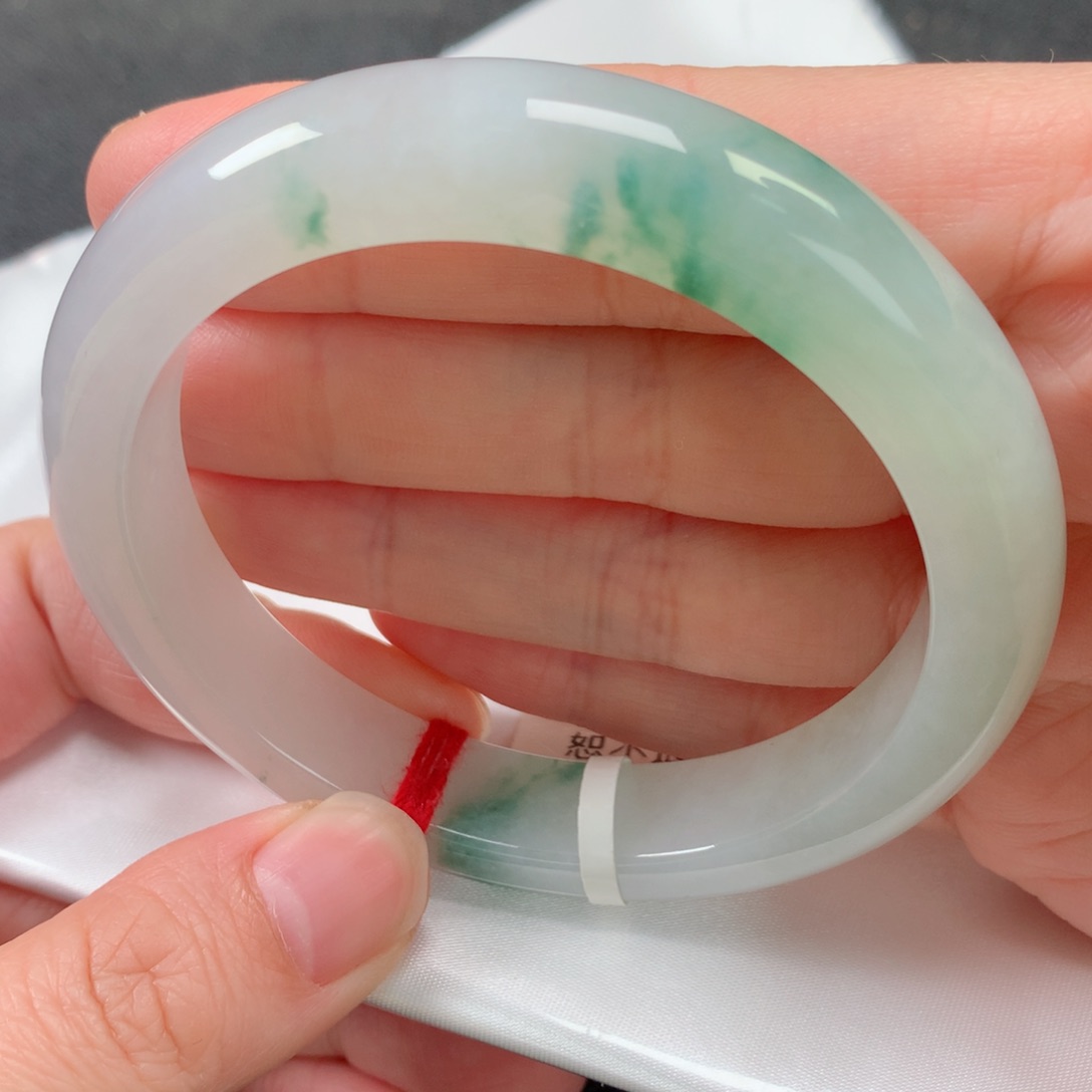 未镶嵌手镯翡翠缅甸天然翡翠手镯5960