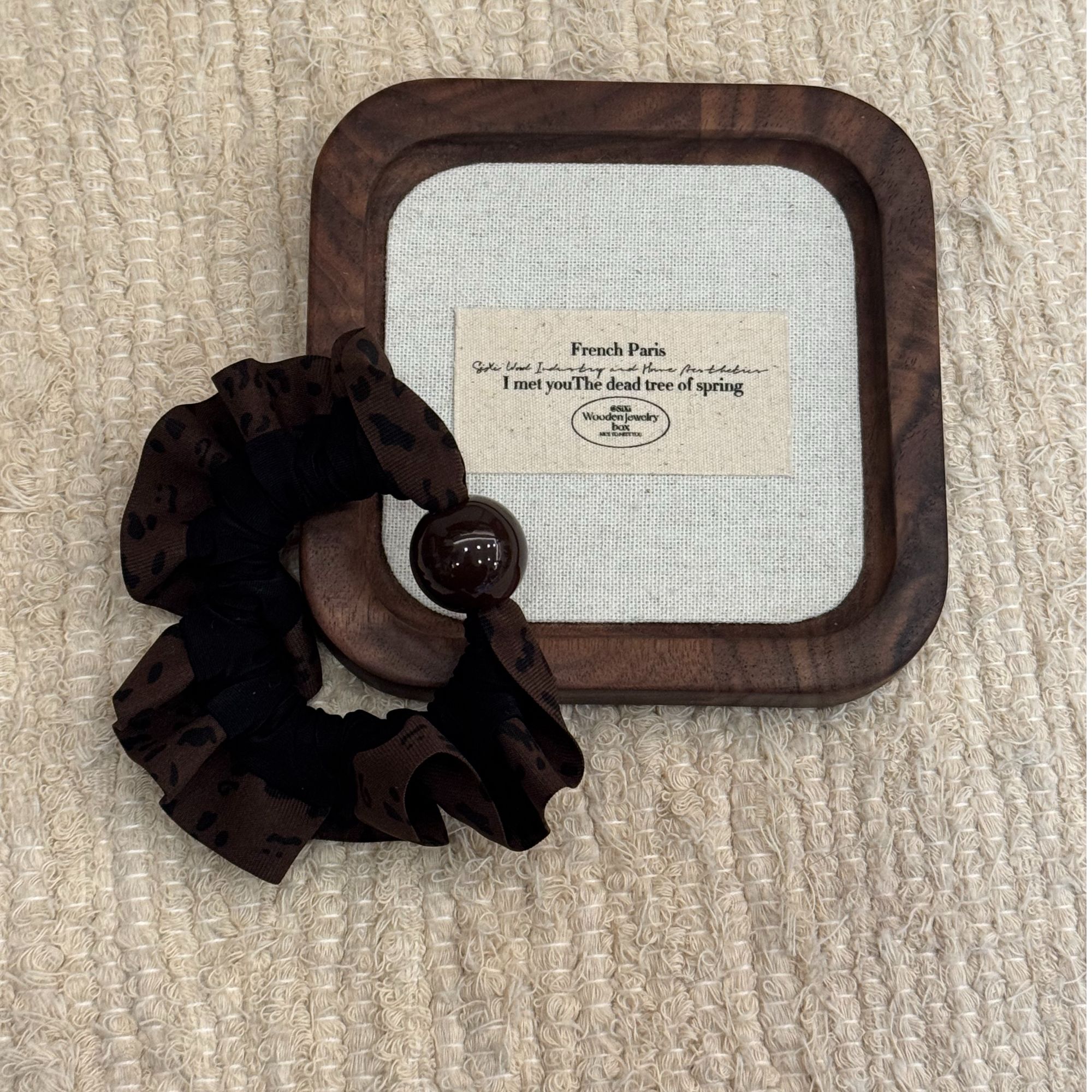 【小爱家】韩系ins豹纹发绳