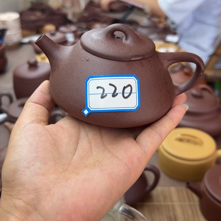 茶壶紫砂紫泥瑕疵220