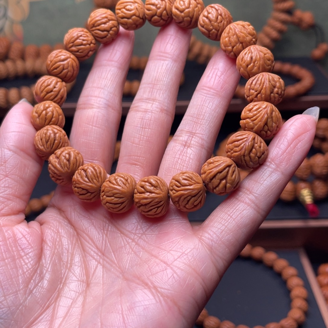 桃核吊坠13火焰纹