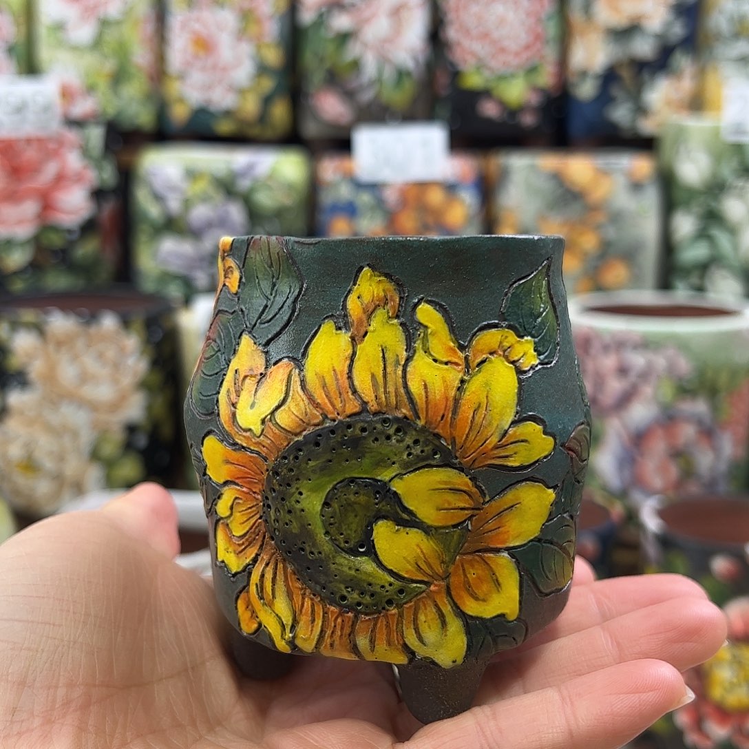 景德镇陶瓷花盆景德镇陶瓷花盆