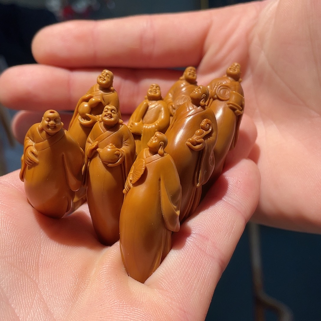 橄榄核手串/手链暖*瓶永清老九橄榄核雕