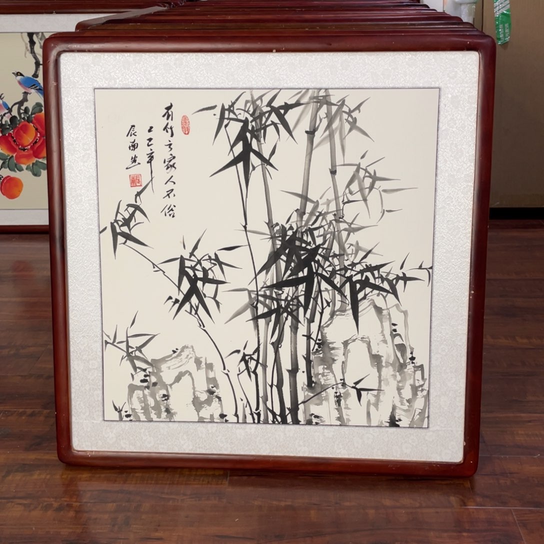 国画带框尺寸63*63厘米