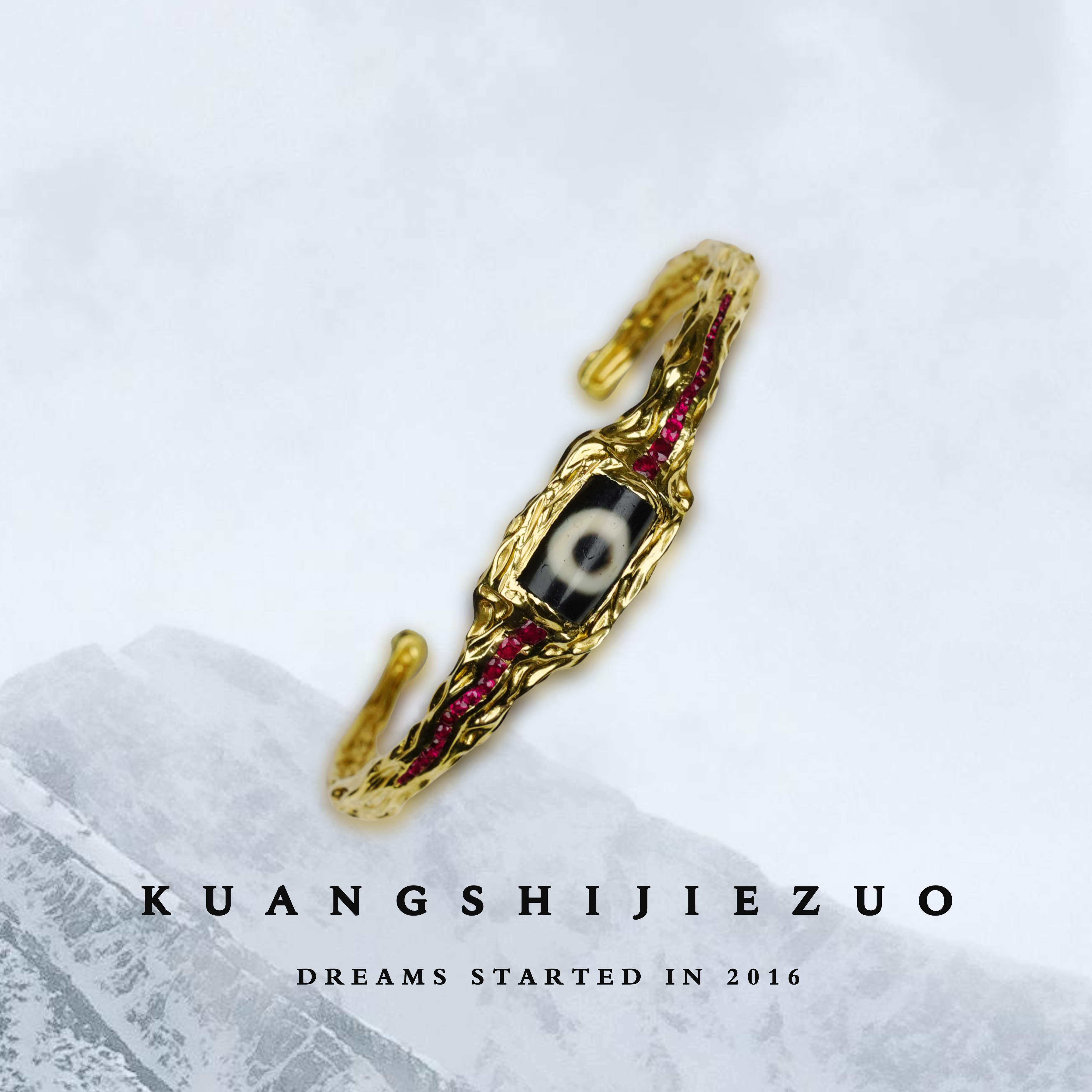 【旷世杰作】纯眼镶嵌手镯，基地质检，顺丰包邮