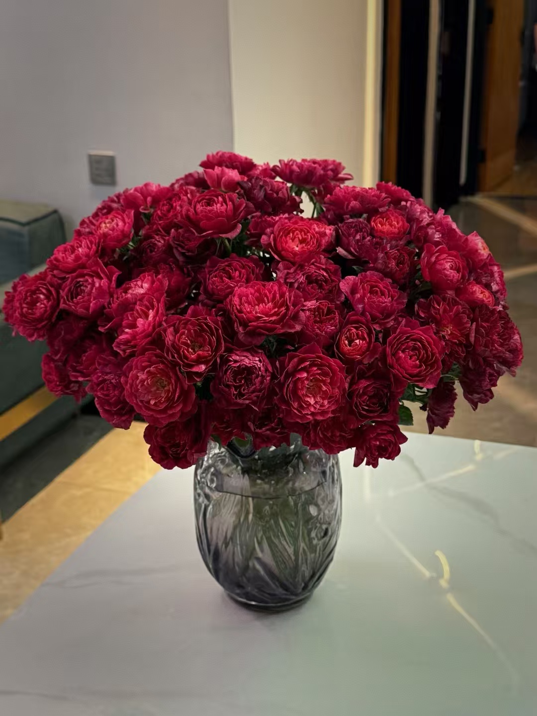 【花汀私享】黑玉果汁-稀有多头玫瑰（注意带包装醒花哦~）