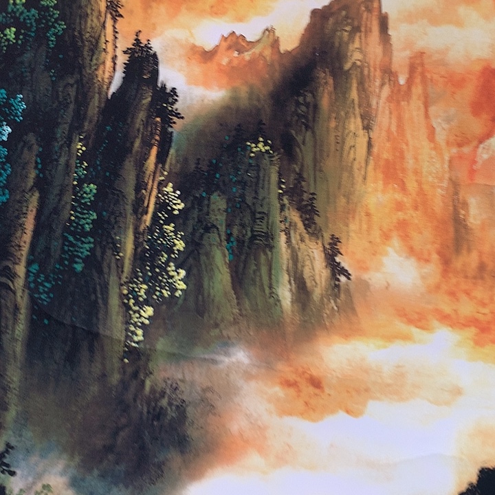 竖款装饰画装饰画