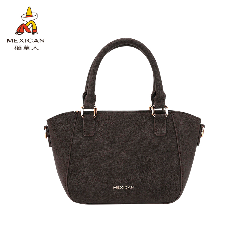 稻草人【琥珀流光】柔雾水墨画小托特女士潮流轻奢手提菜篮子斜跨