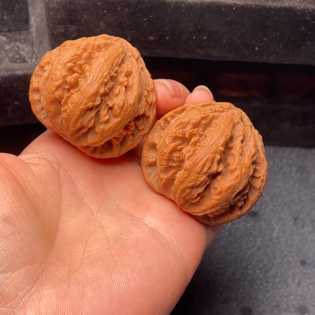 馒***头吊坠文玩核桃秦岭核桃19